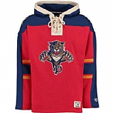 Panthers Red Men's Customized All Stitched Sweatshirt